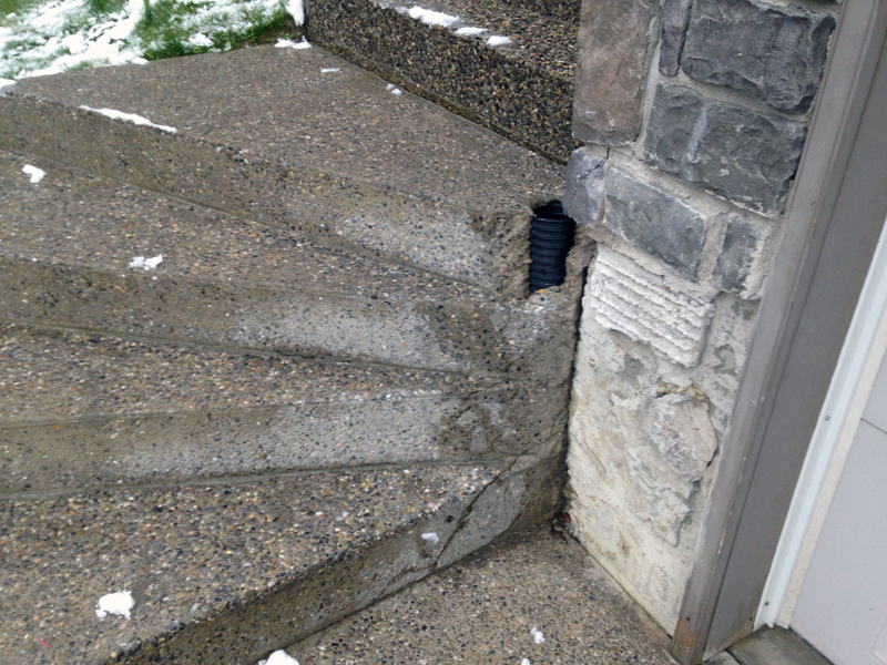 contractor company stair repair Calgary concrete repair